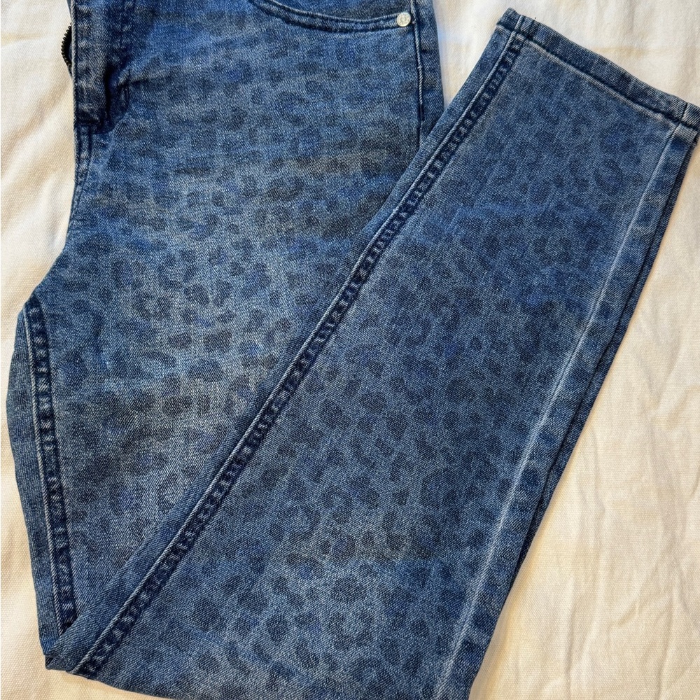 Epic Threads Kids Leopard Print Jeans - Blue